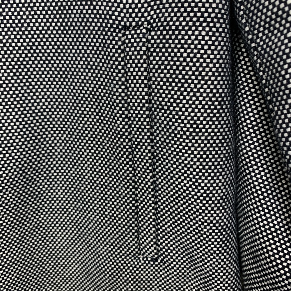 Talbots Black & White Check One Button Jacket 8 - image 8